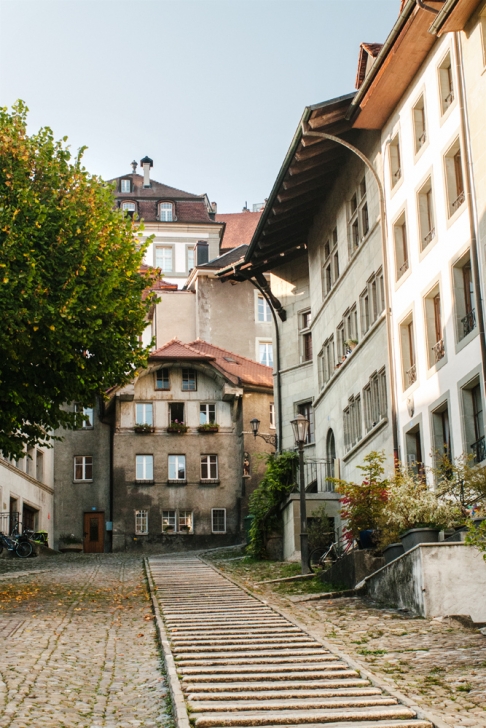 Fribourg – Escaliers du Court Chemin