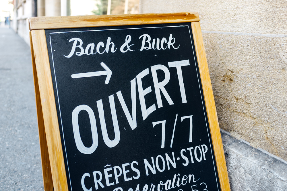 Crêperie Bach & Buck, Neuchâtel