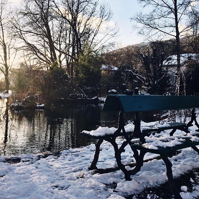 Un dimanche après-midi hivernal.