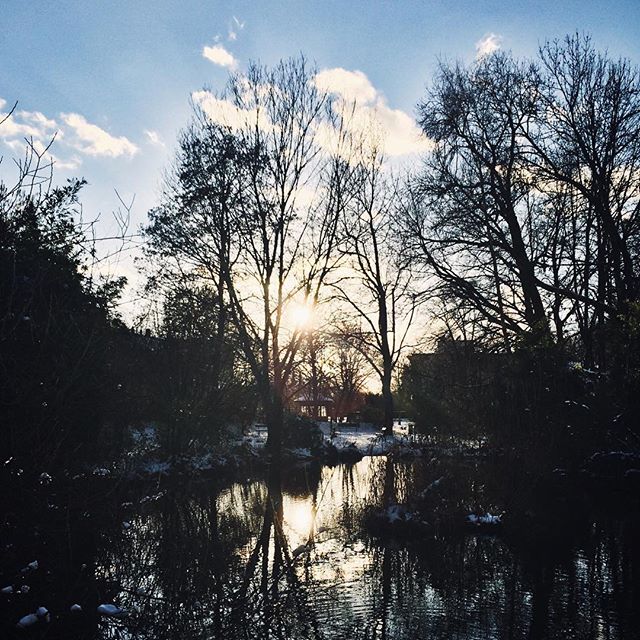 Un dimanche après-midi hivernal.