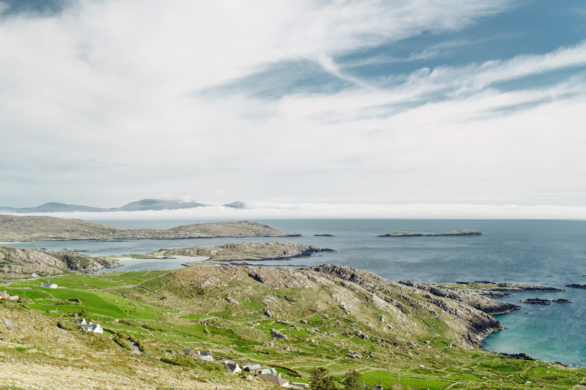 Vue sur la côte Atlantique depuis le Ring of Kerry