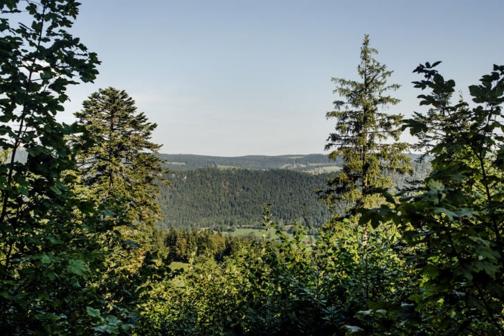 Le Creux du Van – Vue depuis le sentier des 14 contours