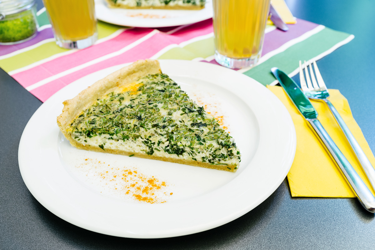 Quiche au fromage et fines herbes