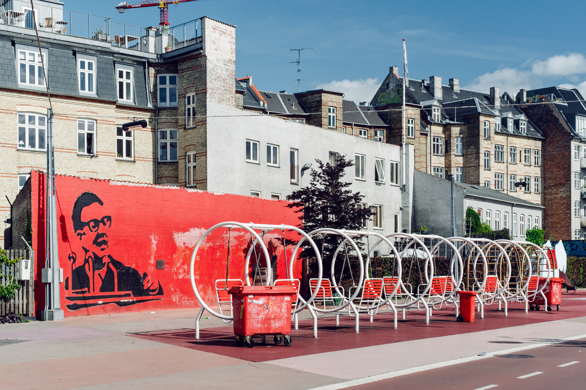 Parc urbain Superkilen, Nørrebro, Copenhague