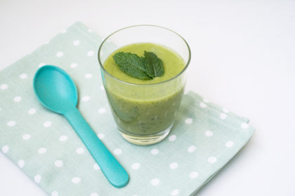 Soupe de courgettes à la menthe