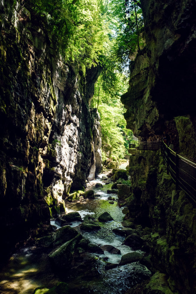 Balade dans les gorges du Taubenloch