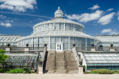 La grande serre tropicale du jardin botanique de Copenhague