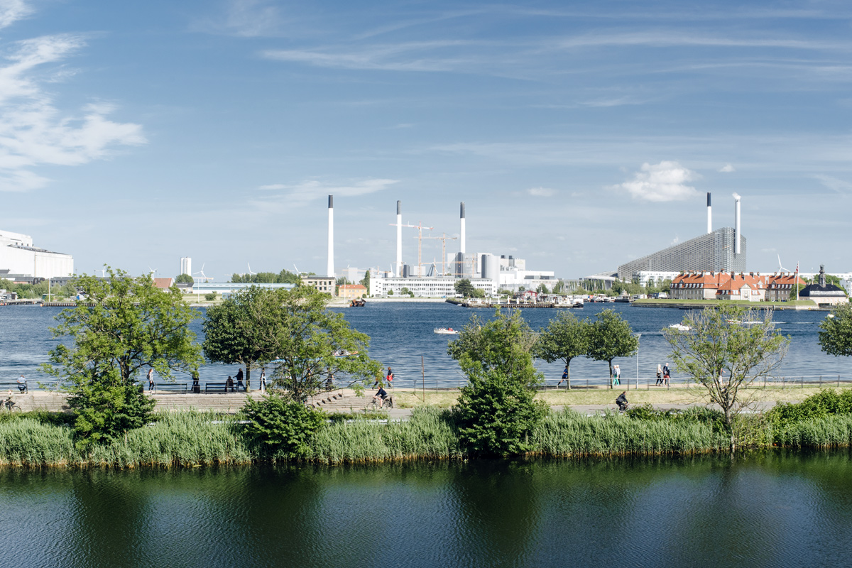 Copenhague, vue sur le port depuis le Kastellet