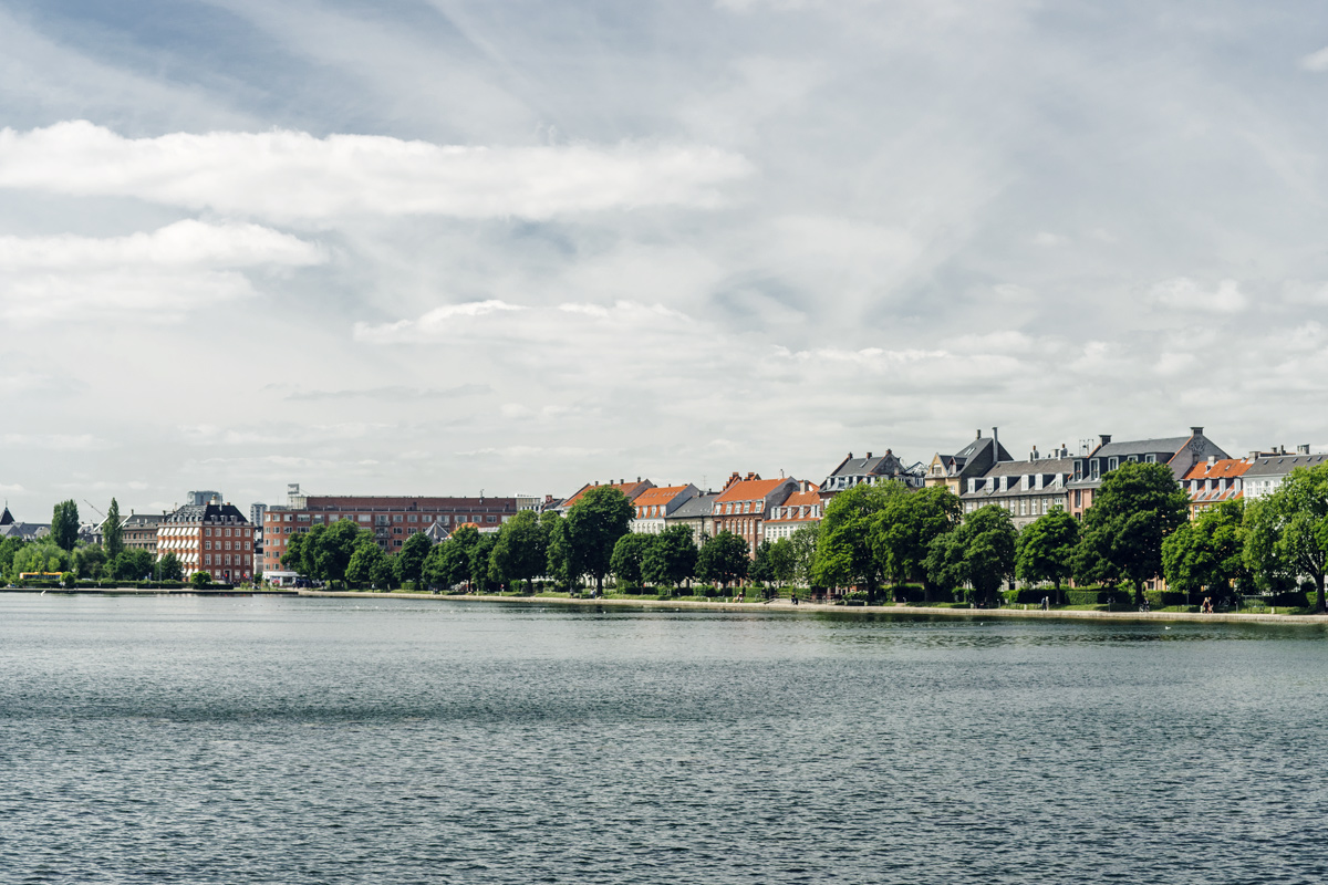 Copenhague, Peblinge Sø et les rives de Nørrebro