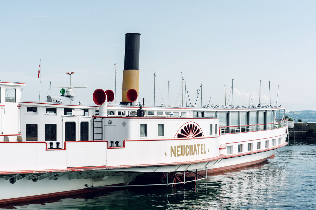 Neuchâtel à la Belle Époque – Bateau à vapeur "Neuchâtel"