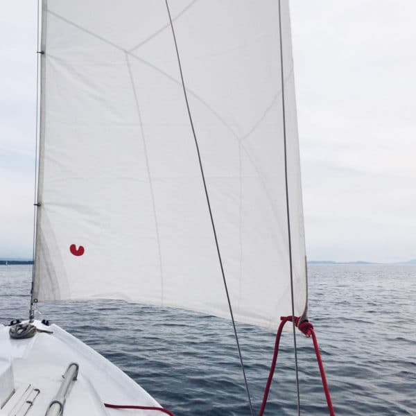 Première sortie en bateau sur le lac de Neuchâtel