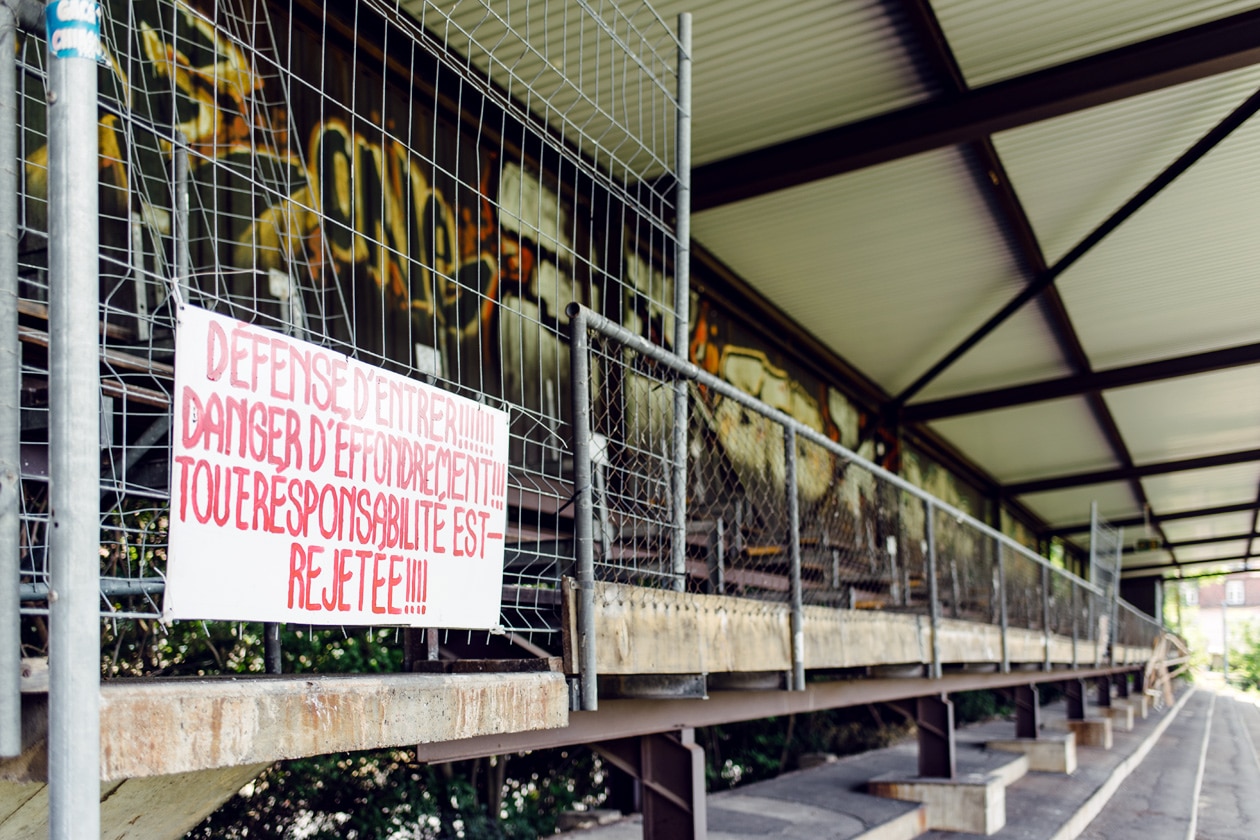 Terrain de la Gurzelen, Bienne – Anciennes tribunes