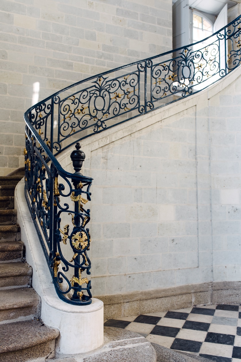 Balade dans les rues du vieux Rennes: le grand escalier de l’Hôtel de Blossac