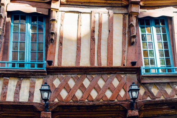 Balade dans les rues du vieux Rennes