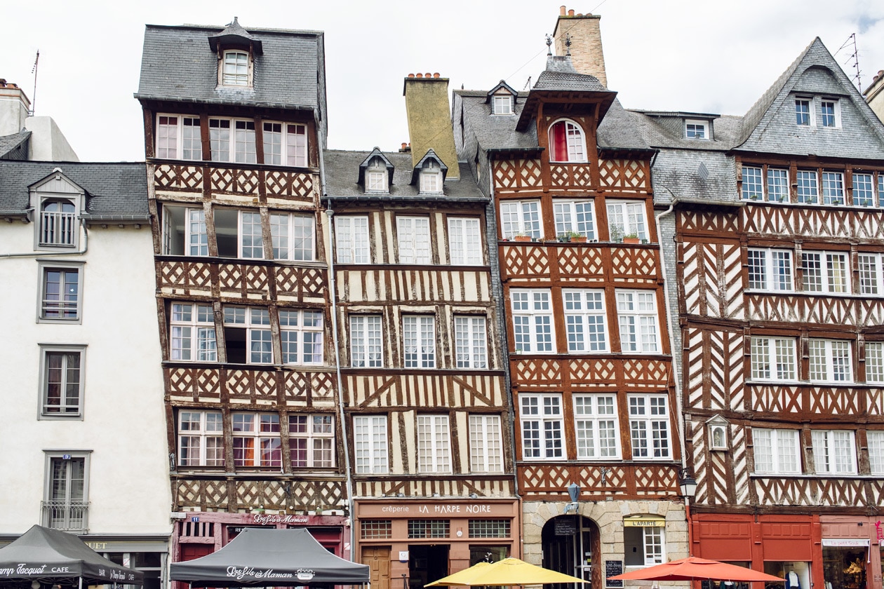 Balade dans les rues du vieux Rennes