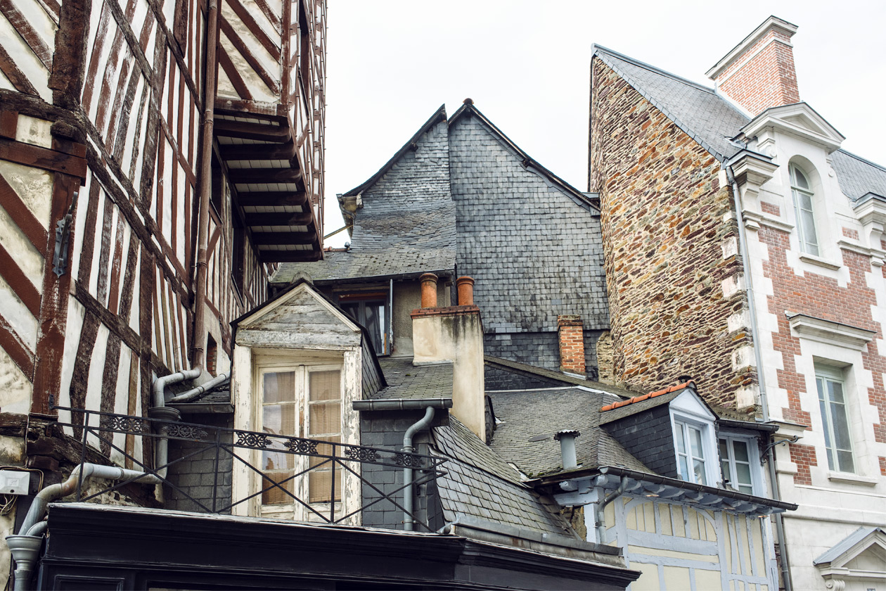 Balade dans les rues du vieux Rennes