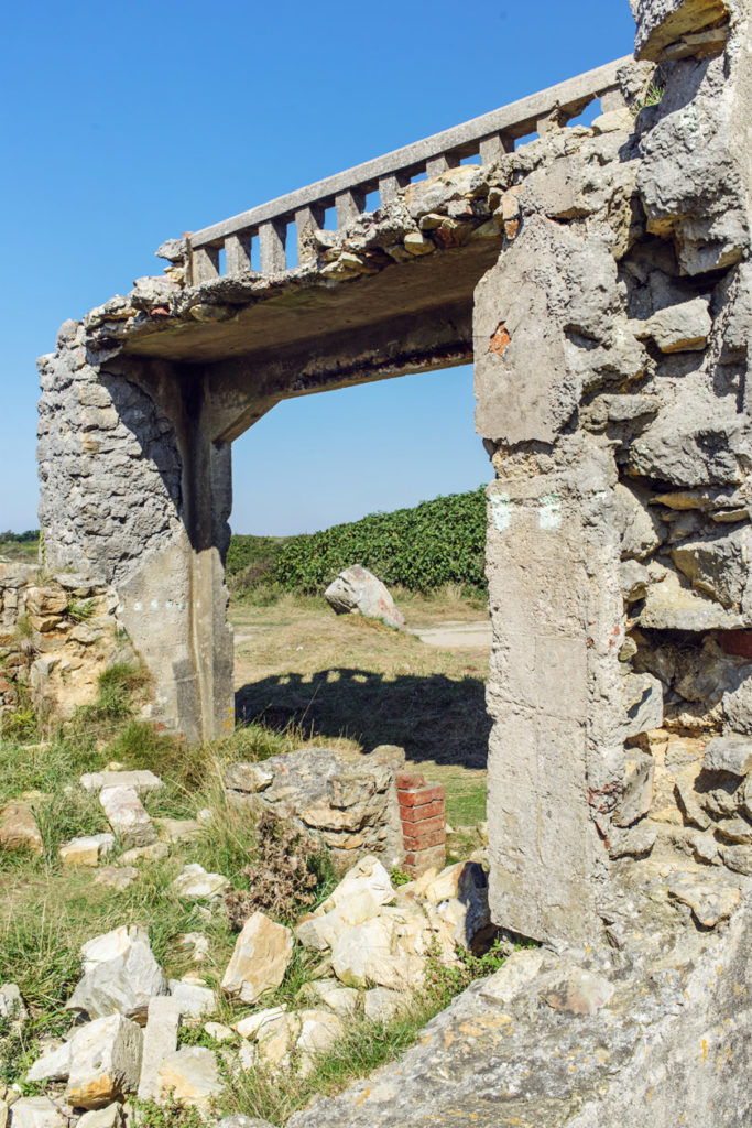 Bretagne: ruines du manoir de Saint-Pol-Roux à Camaret-sur-Mer