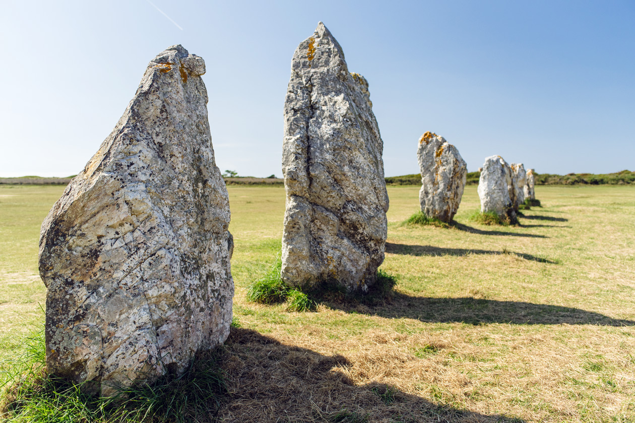 Bretagne: alignements de Lagatjar à Camaret-sur-Mer