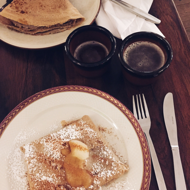 Crêpes végétaliennes chez Bach et Buck à Bienne