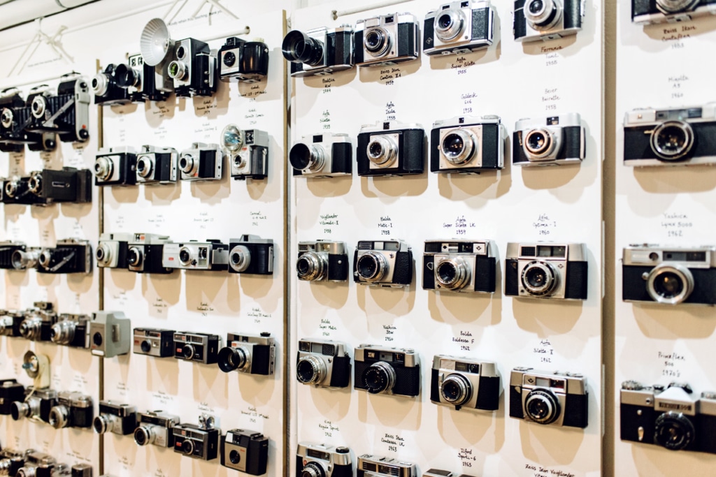 Visite du Camera Museum à Londres – Collection d'appareils photo anciens