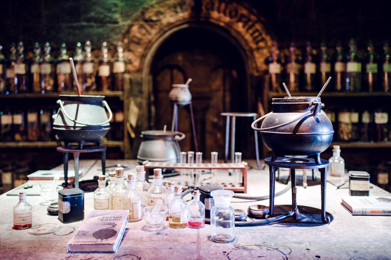 Visite des Studios Harry Potter à Londres – La salle de cours de potions