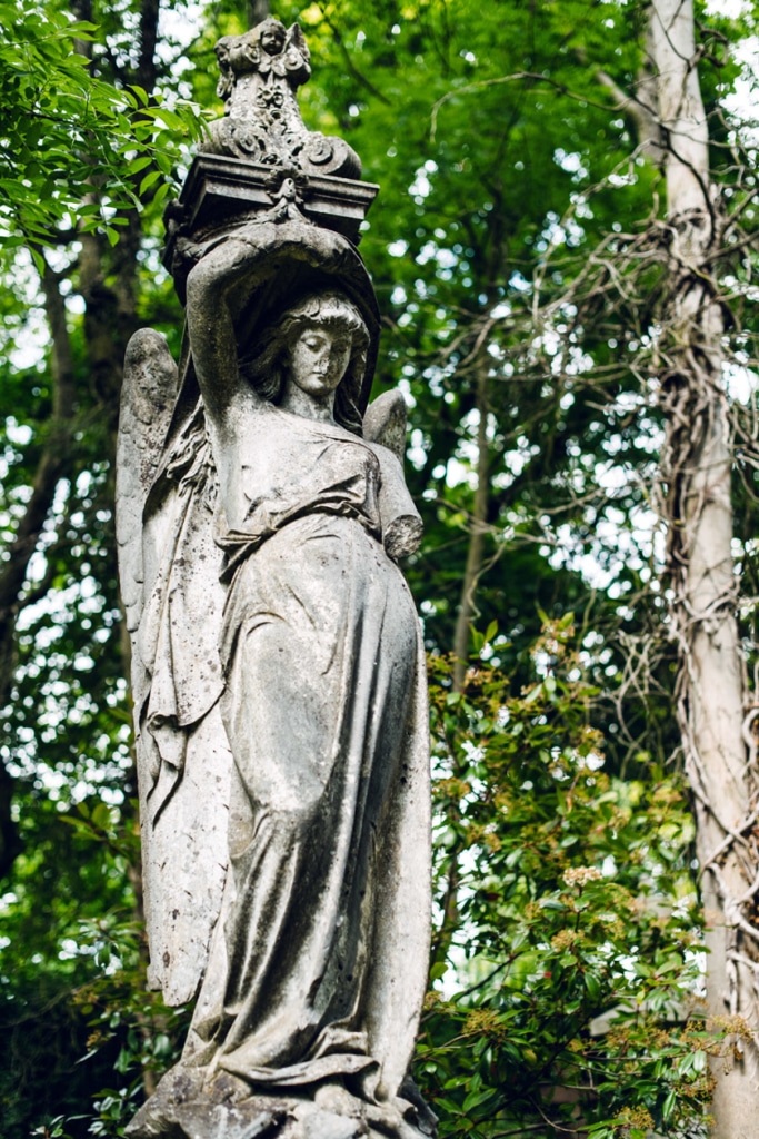 Visite du cimetière de Highgate, dans le nord de Londres