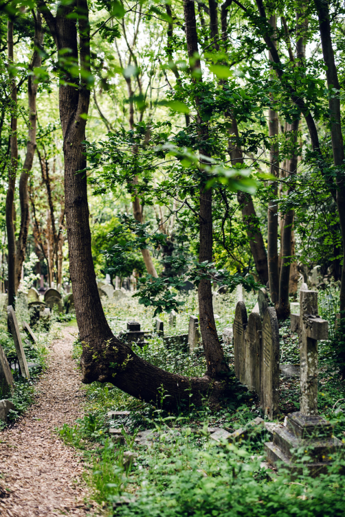 Visite du cimetière de Highgate, dans le nord de Londres