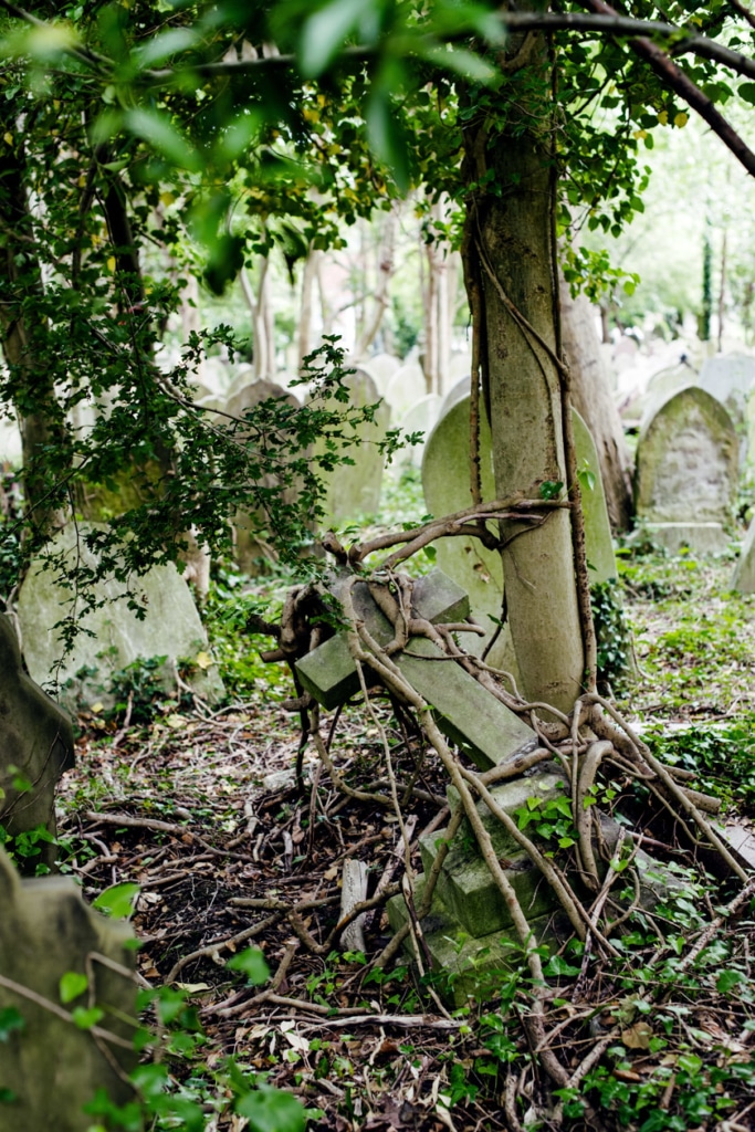 Visite du cimetière de Highgate, dans le nord de Londres