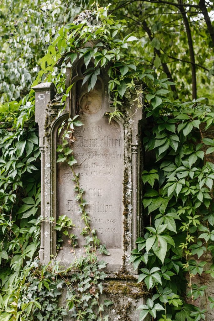 Freiburg im Breisgau – Tombe de l'ancien cimetière du Neuburg