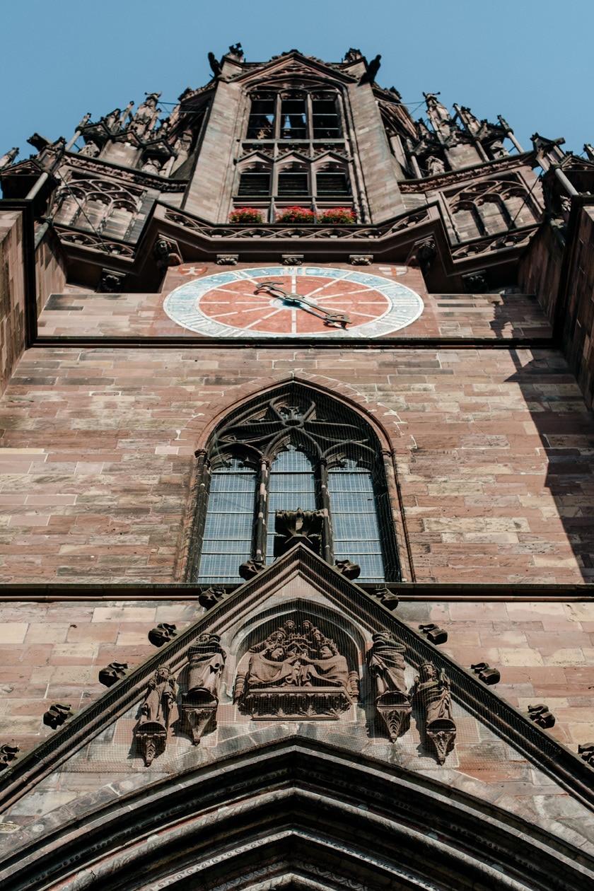 Freiburg im Breisgau – Détails de la cathédrale gothique