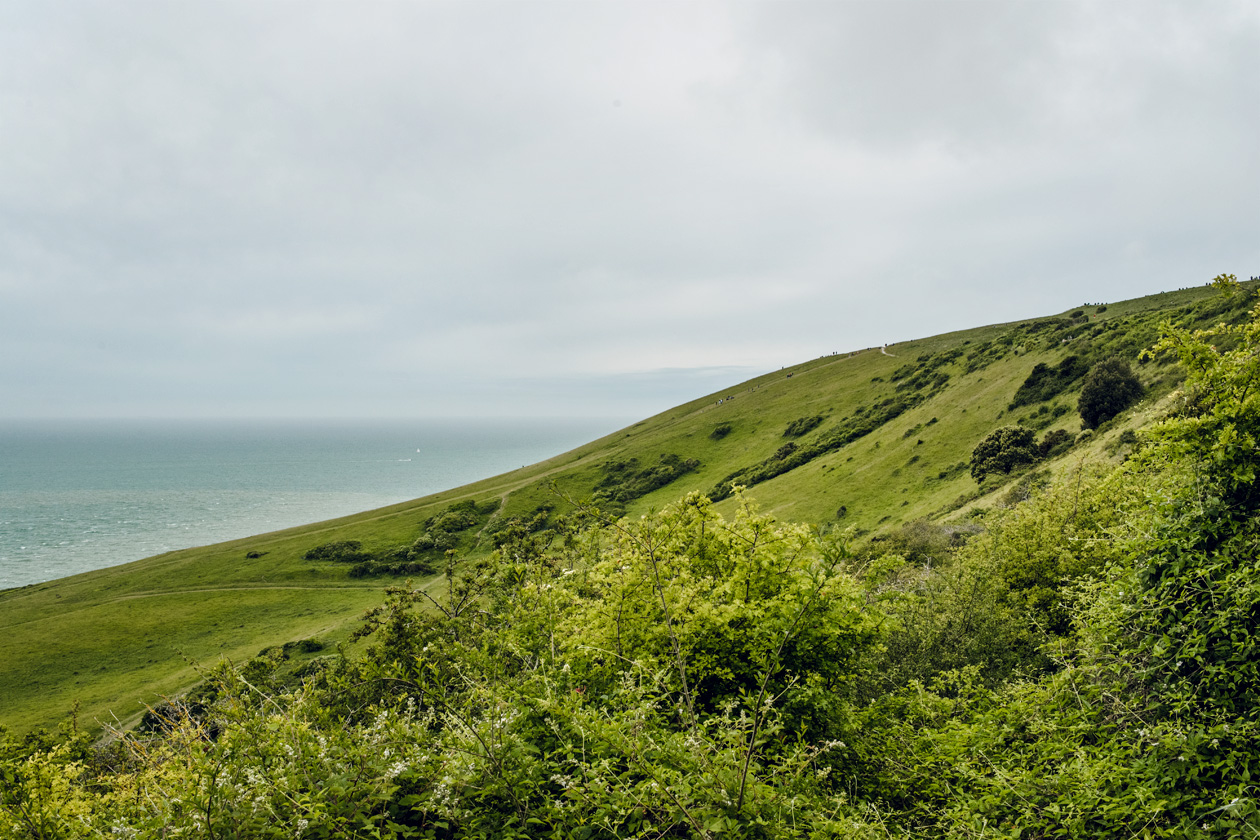 Balade le long des falaises de Beachy Head, dans le sud est de l'Angleterre