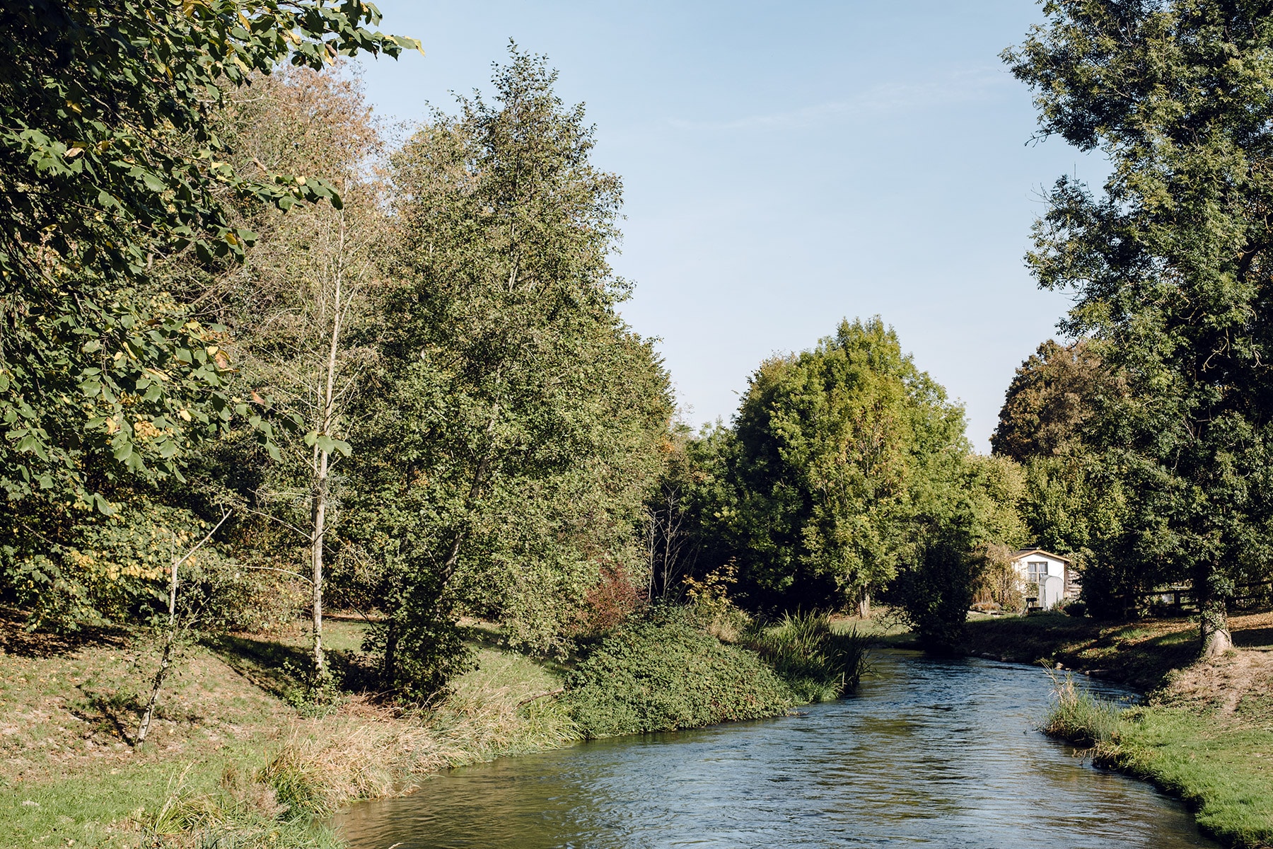 Promenade le long de l'ancienne Aar, dans les environs d'Aarberg