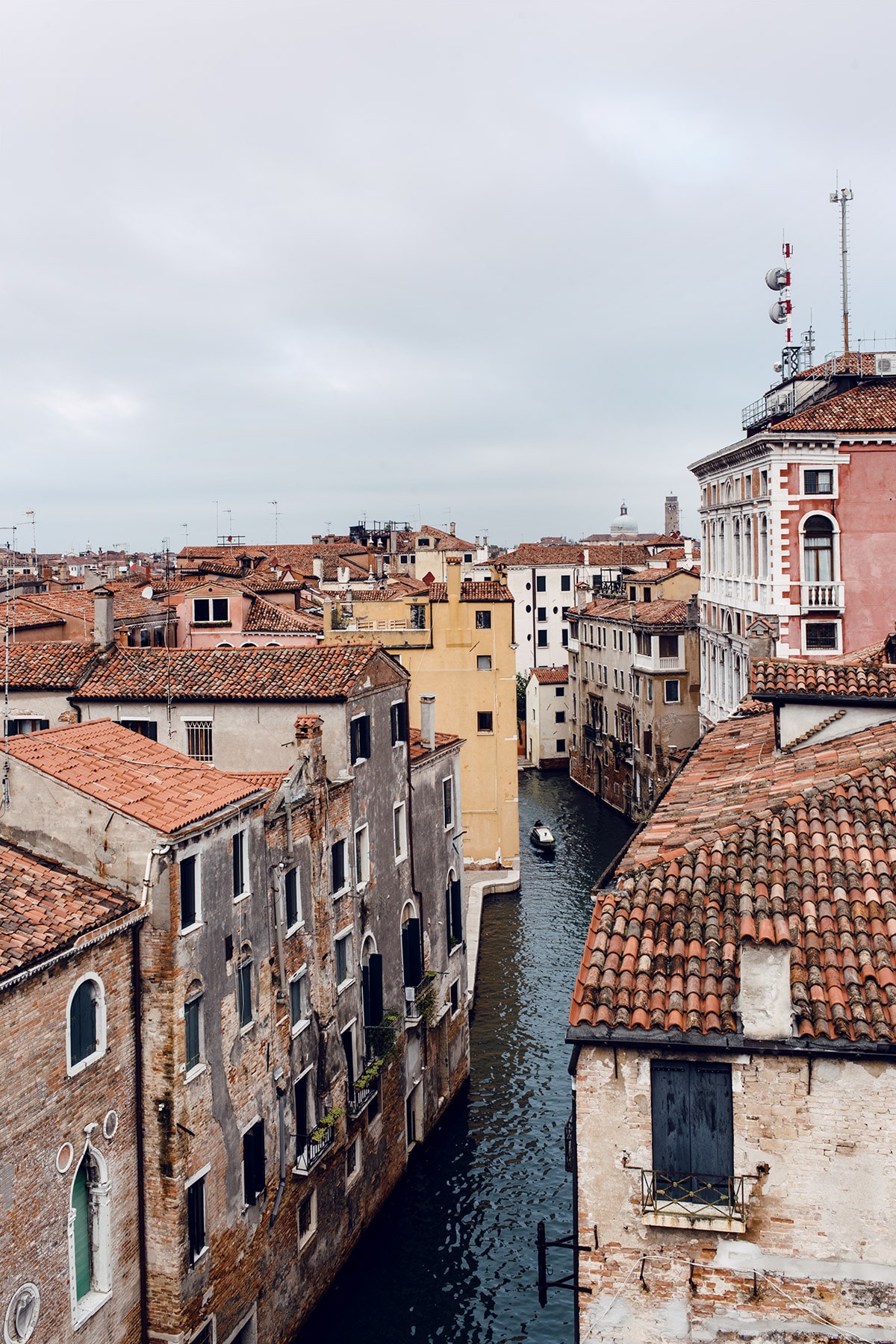 Vue sur les toits de Venise