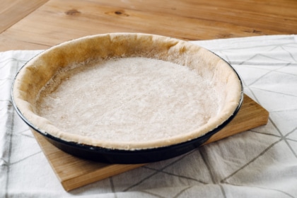 Pâte brisée végétalienne maison pour fond de tarte salée