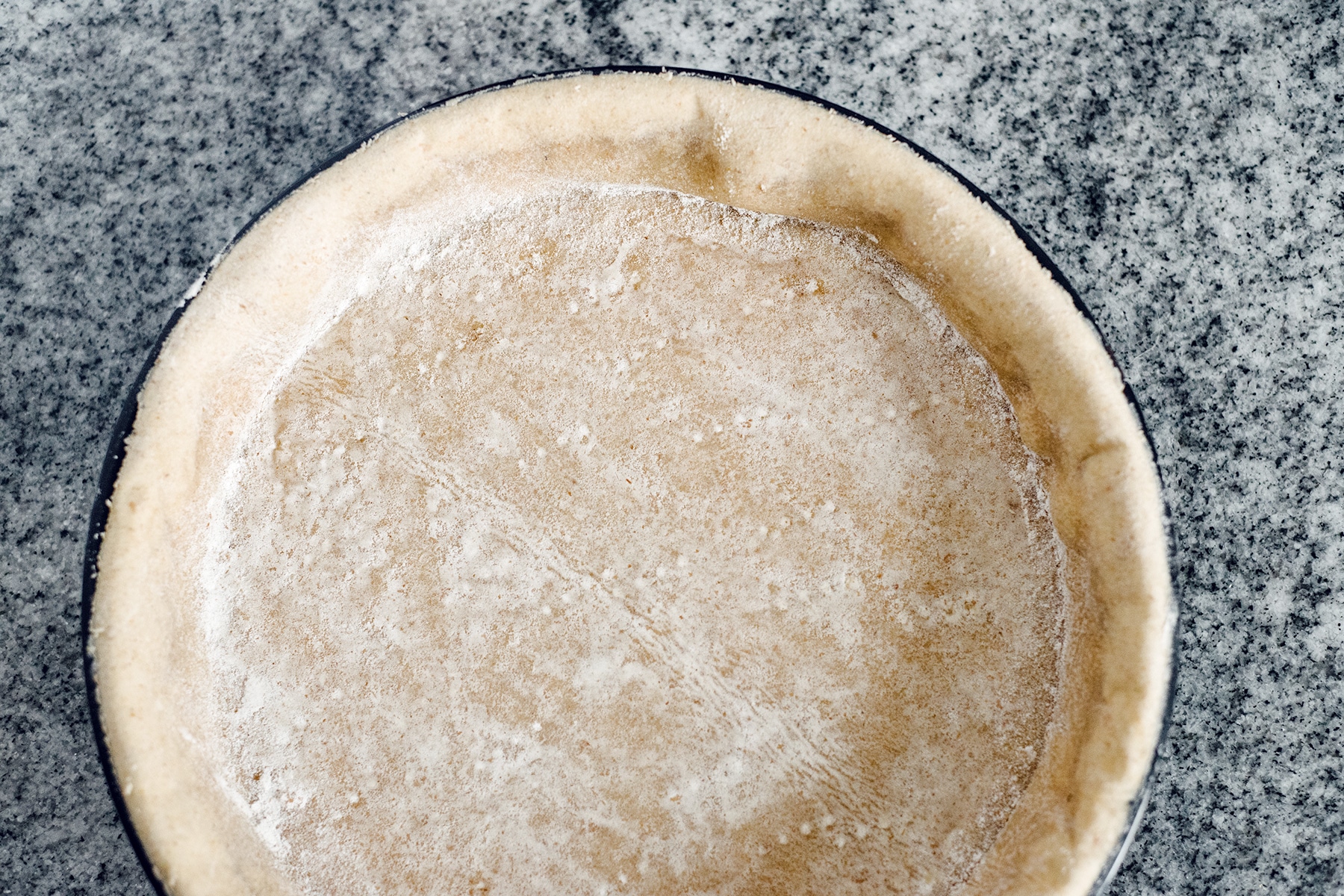 Pâte brisée végétalienne maison pour fond de tarte salée