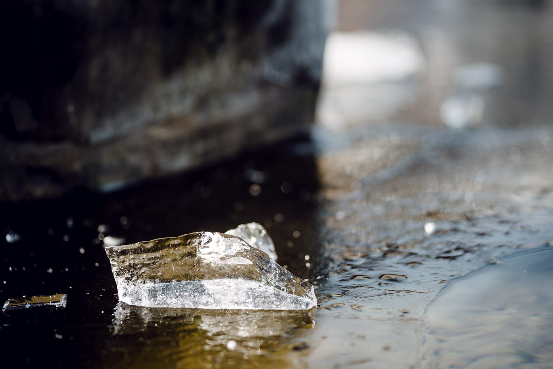 Fontaine gelée, février 2021