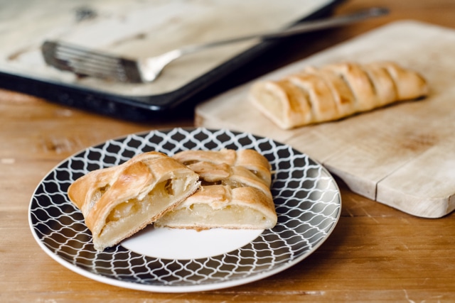 Strudel aux pommes végétalien