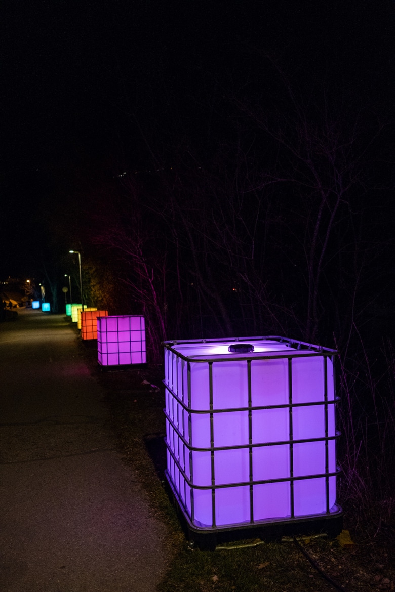 Flair Expo – Exposition d'art lumineux sur les rives du lac de Bienne