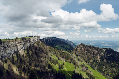 Vue sur la plaine de l'Aar depuis la montagne de Granges